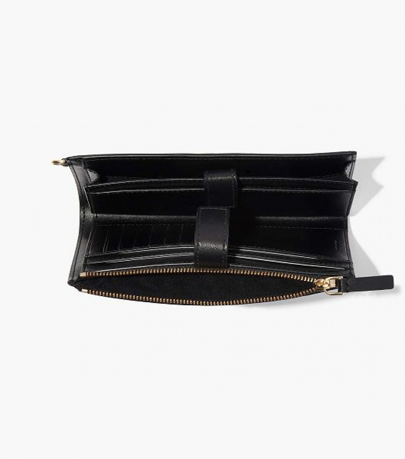 Black Women's Marc Jacobs The J Marc Phone Wristlet Wallets | 17296GUQY