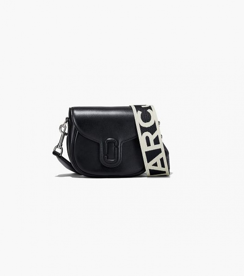 Black Women\'s Marc Jacobs The J Marc Small Saddle Bags | 14890LFDE