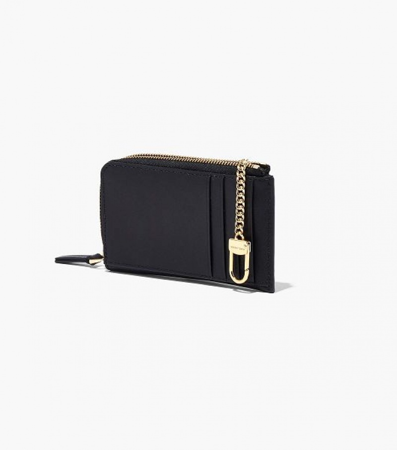 Black Women's Marc Jacobs The J Marc Top Zip Multi Wallets | 85964FMHA