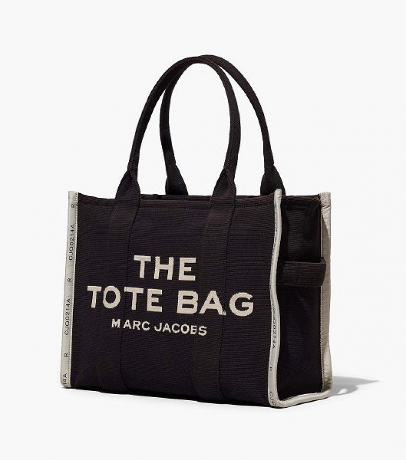 Black Women's Marc Jacobs The Jacquard Large Tote Bags | 18275QBUS