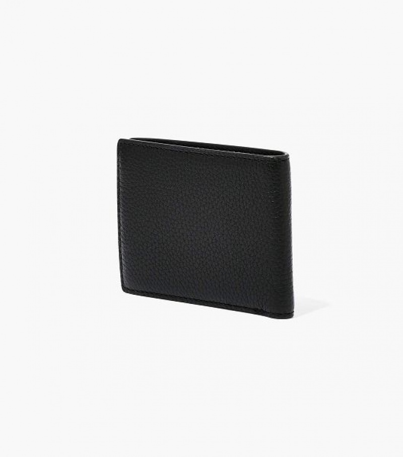 Black Women's Marc Jacobs The Leather Billfold Wallets | 91264ACLR