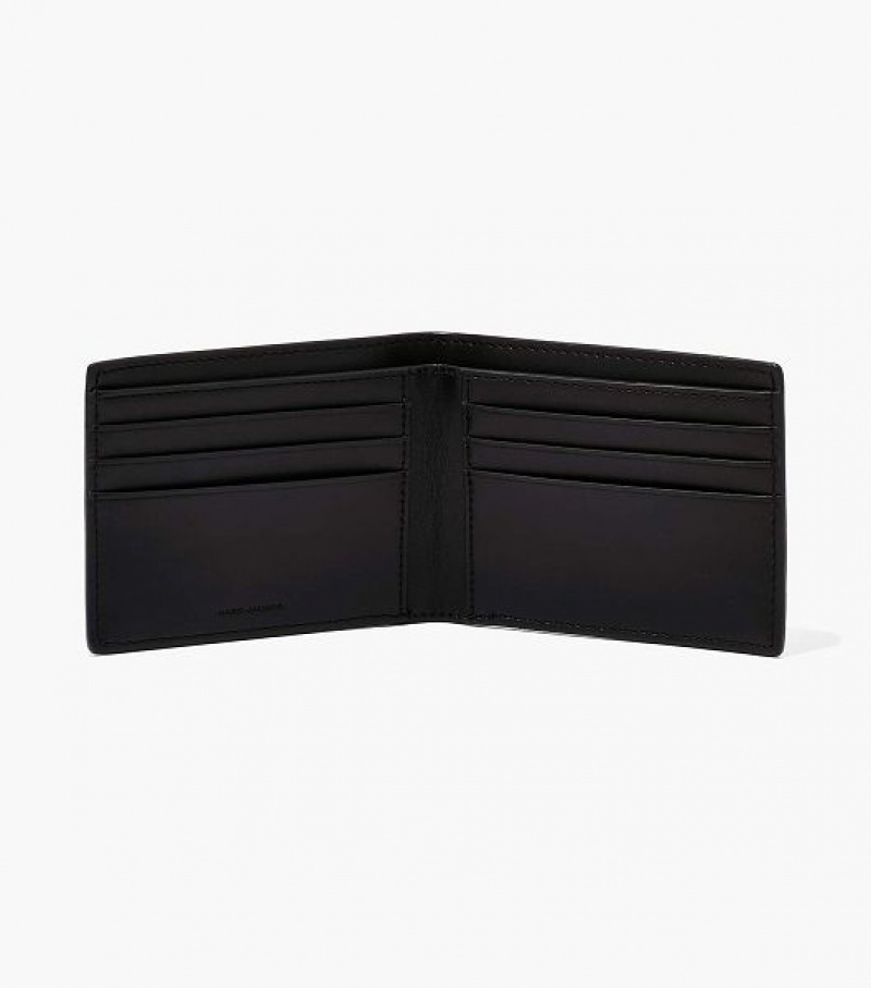 Black Women's Marc Jacobs The Leather Billfold Wallets | 91264ACLR