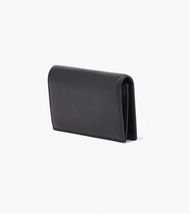 Black Women's Marc Jacobs The Slim 84 Bifold Wallets | 82167XOST