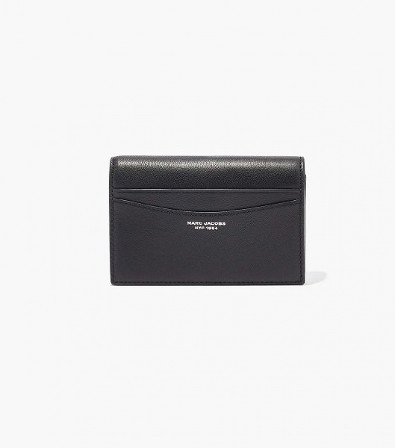 Black Women\'s Marc Jacobs The Slim 84 Bifold Wallets | 82167XOST