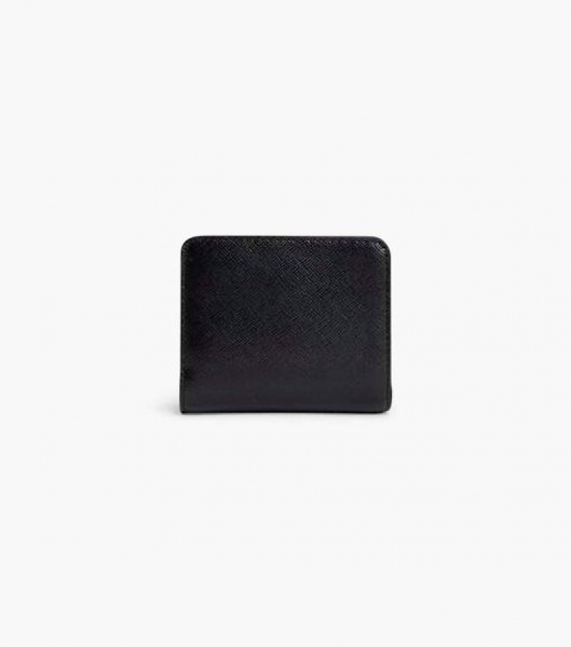 Black Women's Marc Jacobs The Snapshot Dtm Mini Compact Wallets | 67503JOTE