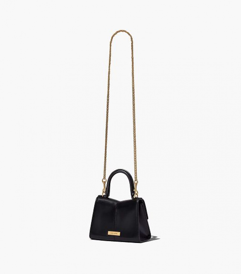 Black Women's Marc Jacobs The St. Marc Mini Top Handbag | 30976WBYF