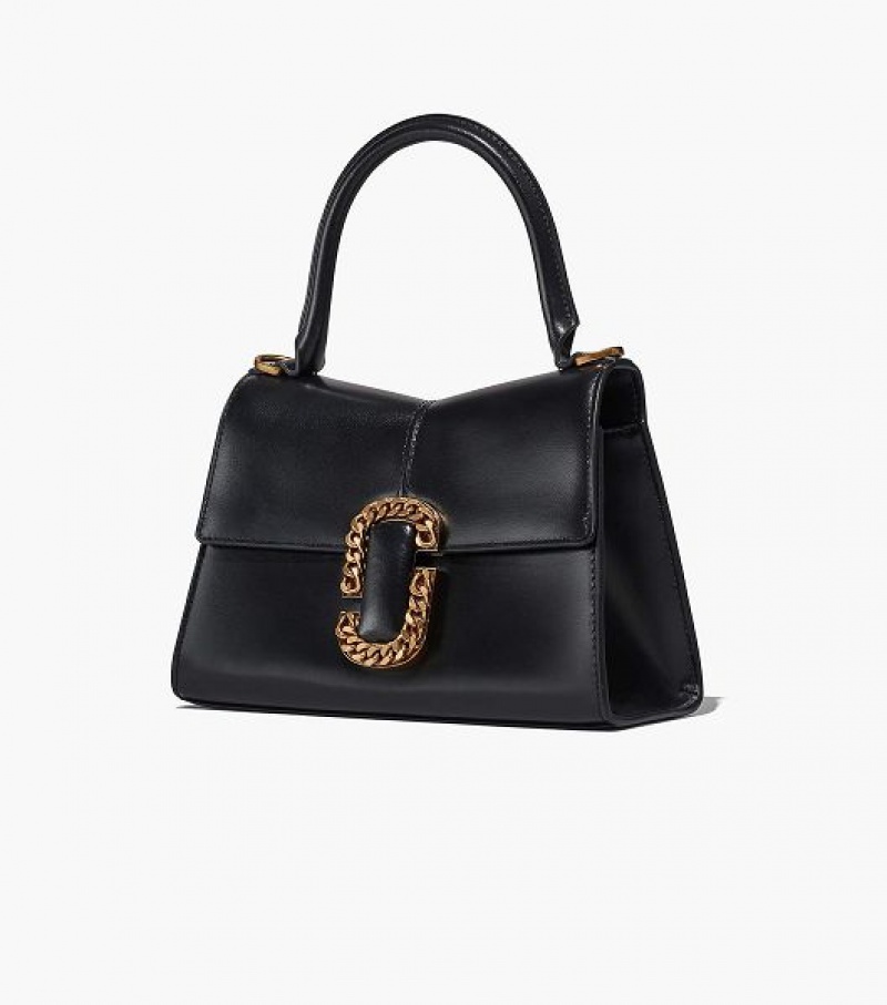 Black Women's Marc Jacobs The St. Marc Top Handbag | 76839BAHI