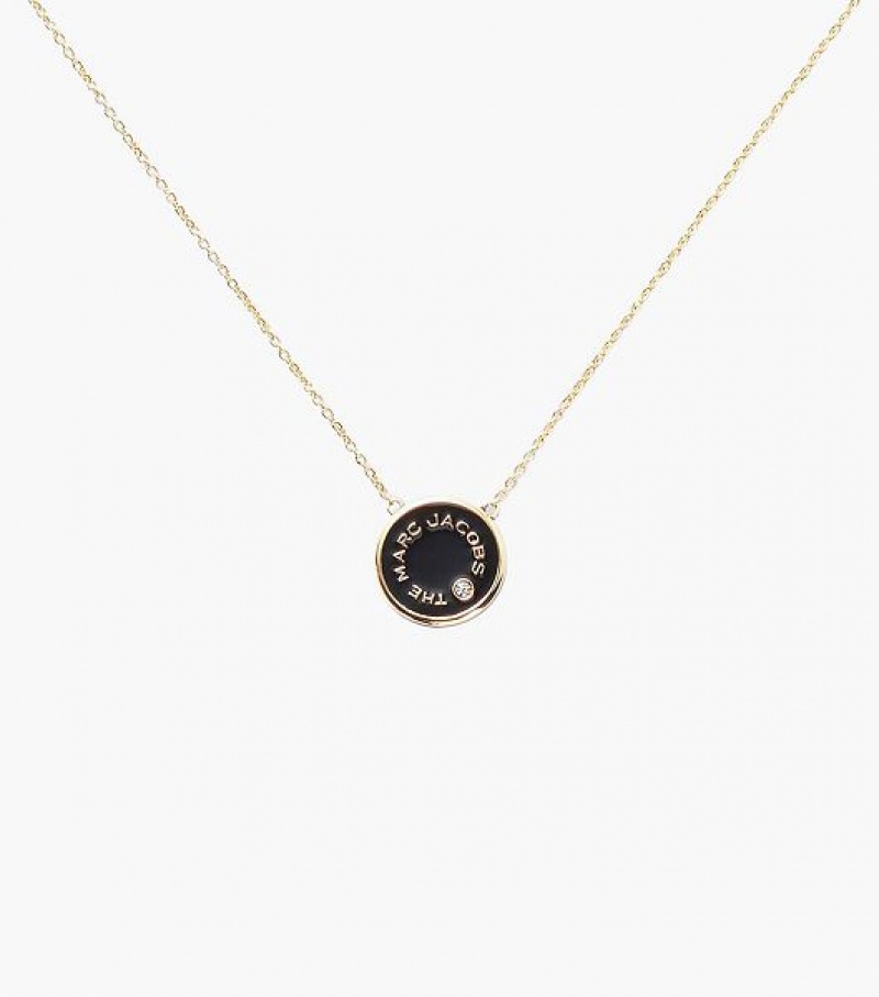 Black / Gold Women\'s Marc Jacobs The Medallion Pendants | 17038XKQR