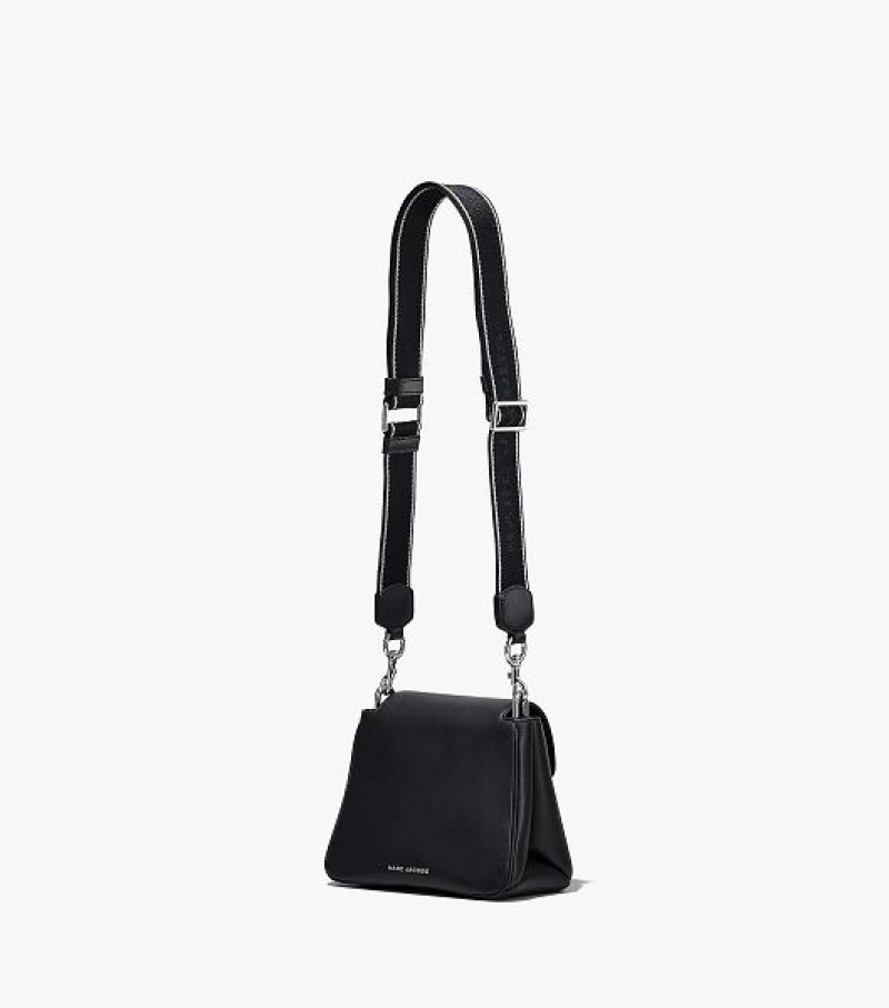 Black / Silver Women's Marc Jacobs The J Marc Chain Mini Satchel Bags | 78039MBUT