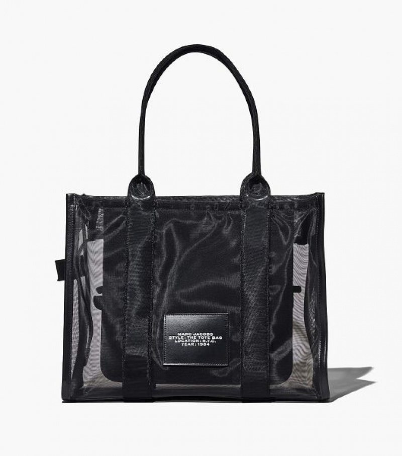 Blackout Women's Marc Jacobs The Mesh Large Tote Bags | 13096ZSUI