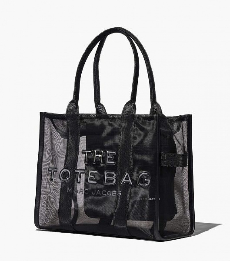 Blackout Women's Marc Jacobs The Mesh Large Tote Bags | 13096ZSUI