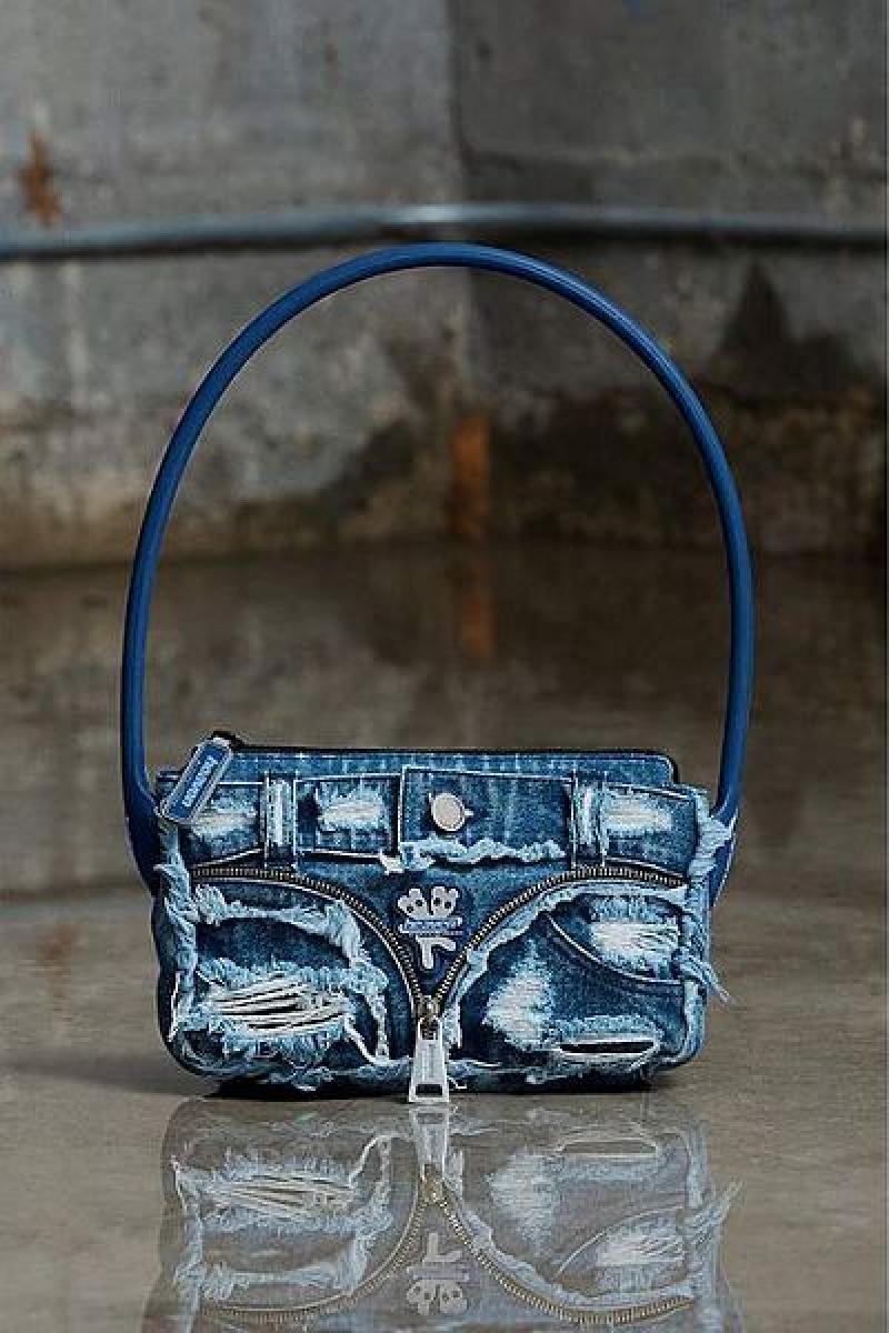 Blue Heaven Marc Jacobs Denim Shoulder Bags | 87392BMVN