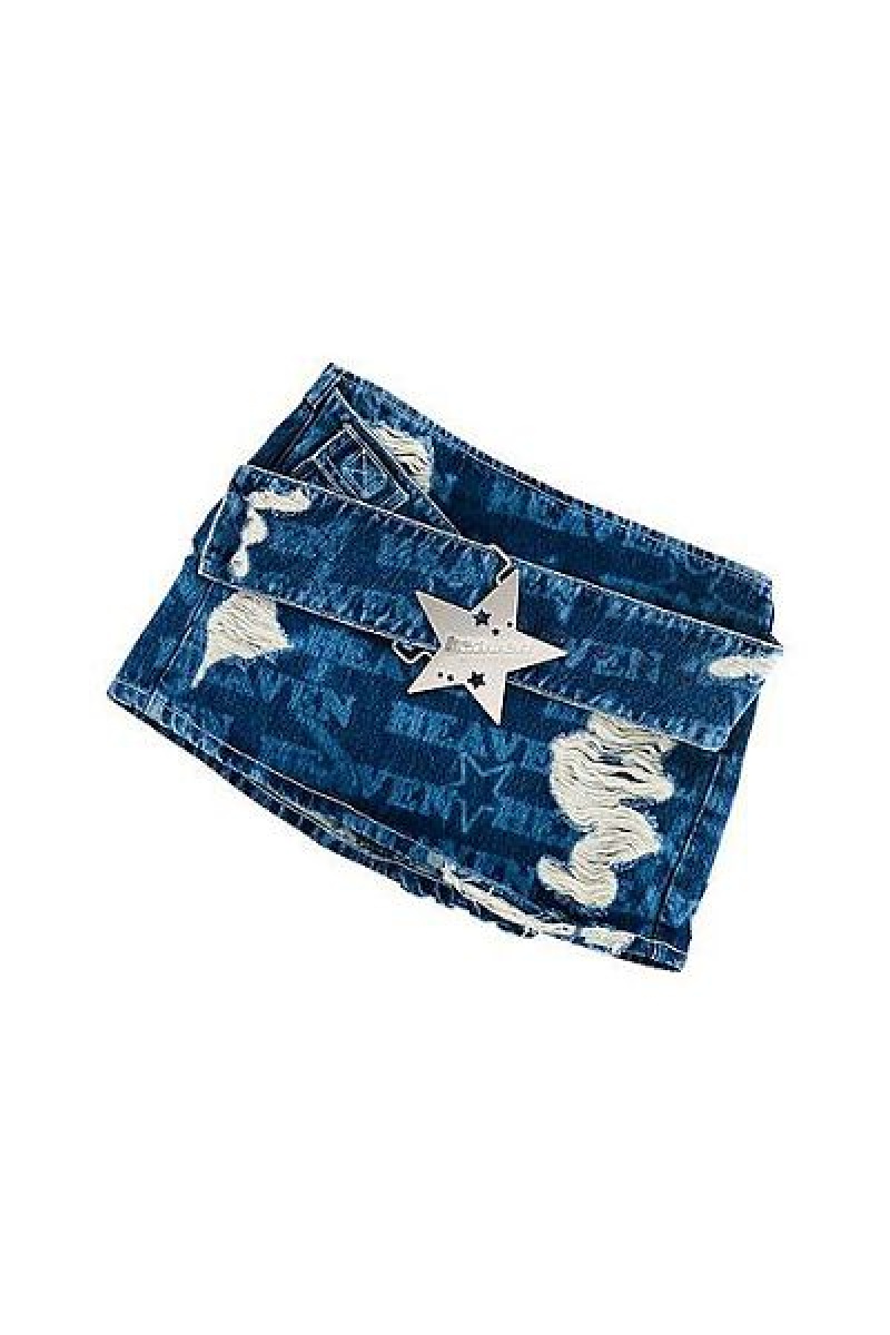 Blue Heaven Marc Jacobs Frayed Skirts | 84935XTAD