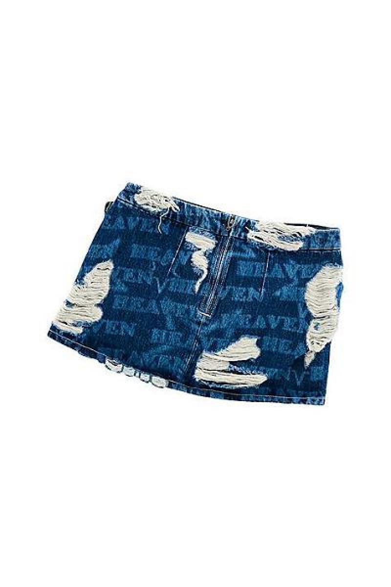 Blue Heaven Marc Jacobs Frayed Skirts | 84935XTAD