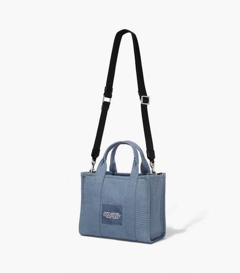 Blue / Grey Women's Marc Jacobs The Small Tote Bags | 30584NIQJ