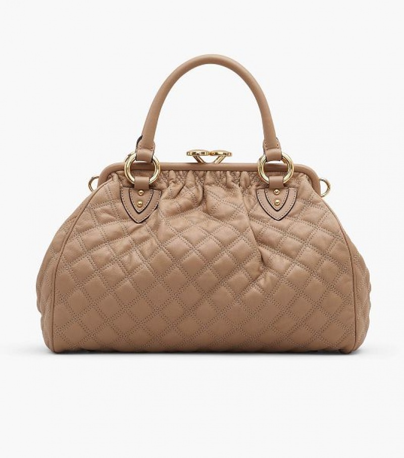 Brown Women's Marc Jacobs Re-Edition Quilted Leather Shoulder Bags | 89605UNIF