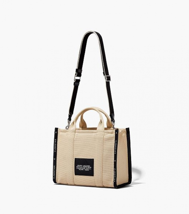 Brown Women's Marc Jacobs The Jacquard Medium Tote Bags | 84730SJGB