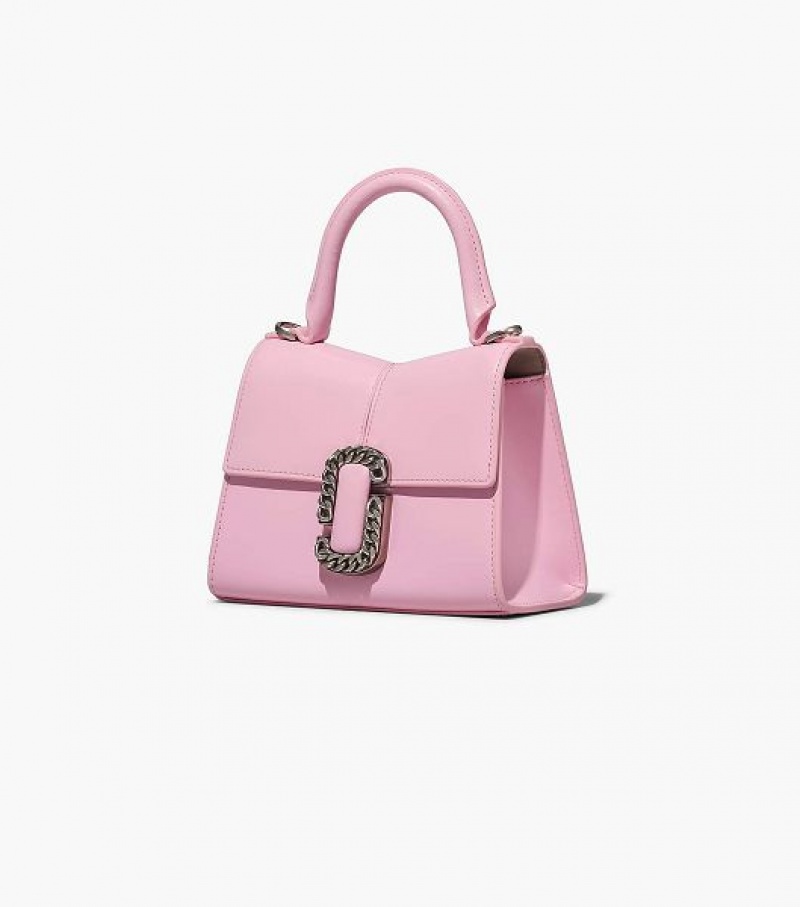 Bubblegum Women's Marc Jacobs The St. Marc Mini Top Handbag | 41972SUHE