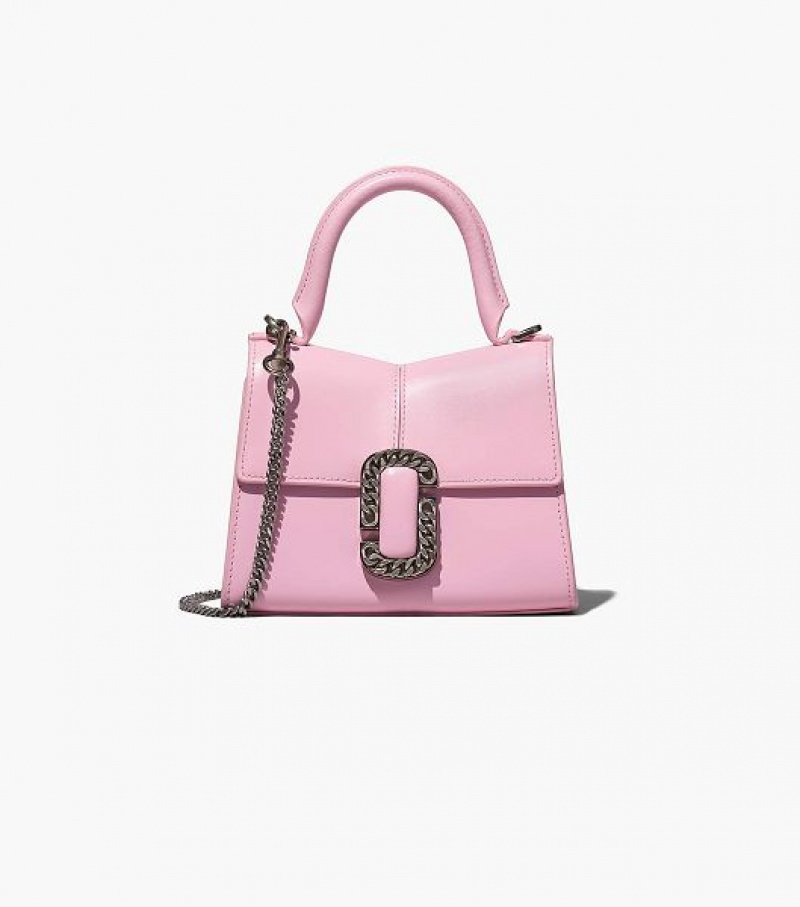 Bubblegum Women\'s Marc Jacobs The St. Marc Mini Top Handbag | 41972SUHE