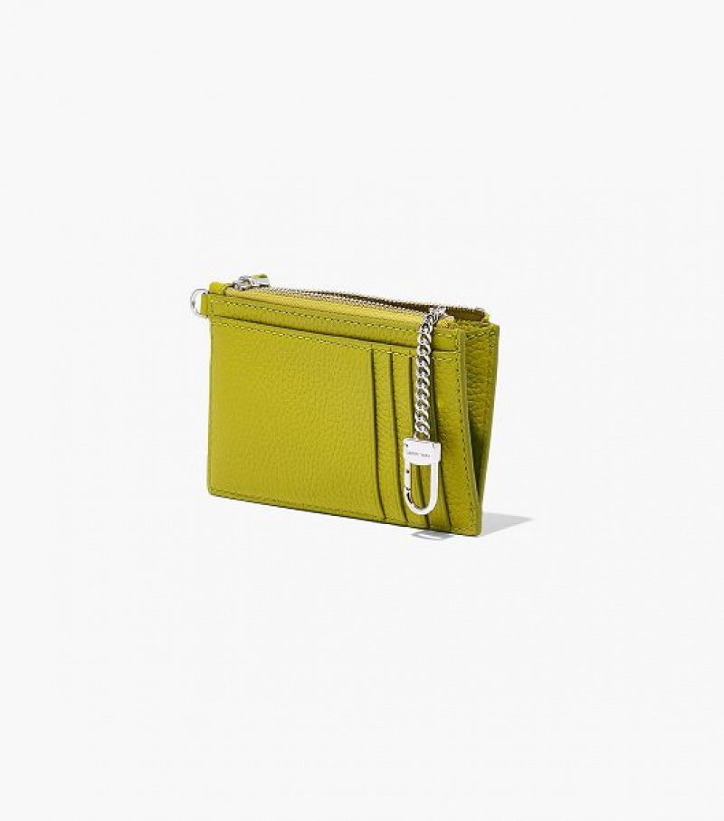 Citronelle Women's Marc Jacobs The Leather Top Zip Wristlet Wallets | 73489VNZD