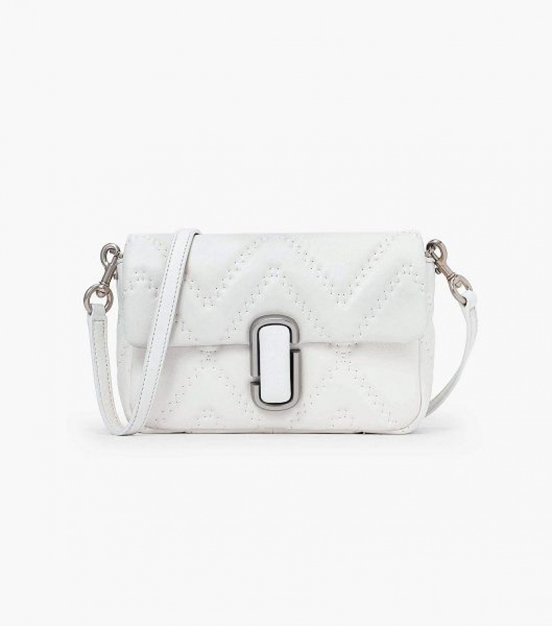 Cotton Women's Marc Jacobs The Quilted Leather J Marc Shoulder Bags | 46089JGRH