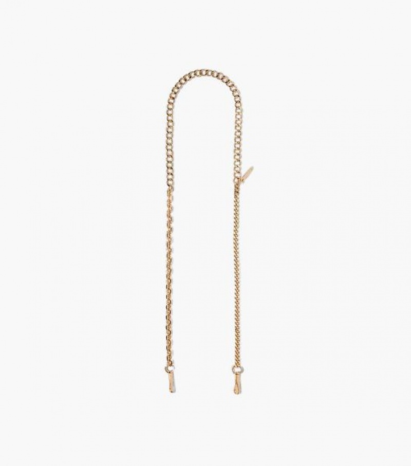 Gold Women\'s Marc Jacobs The Chain Strap | 20971RHGM