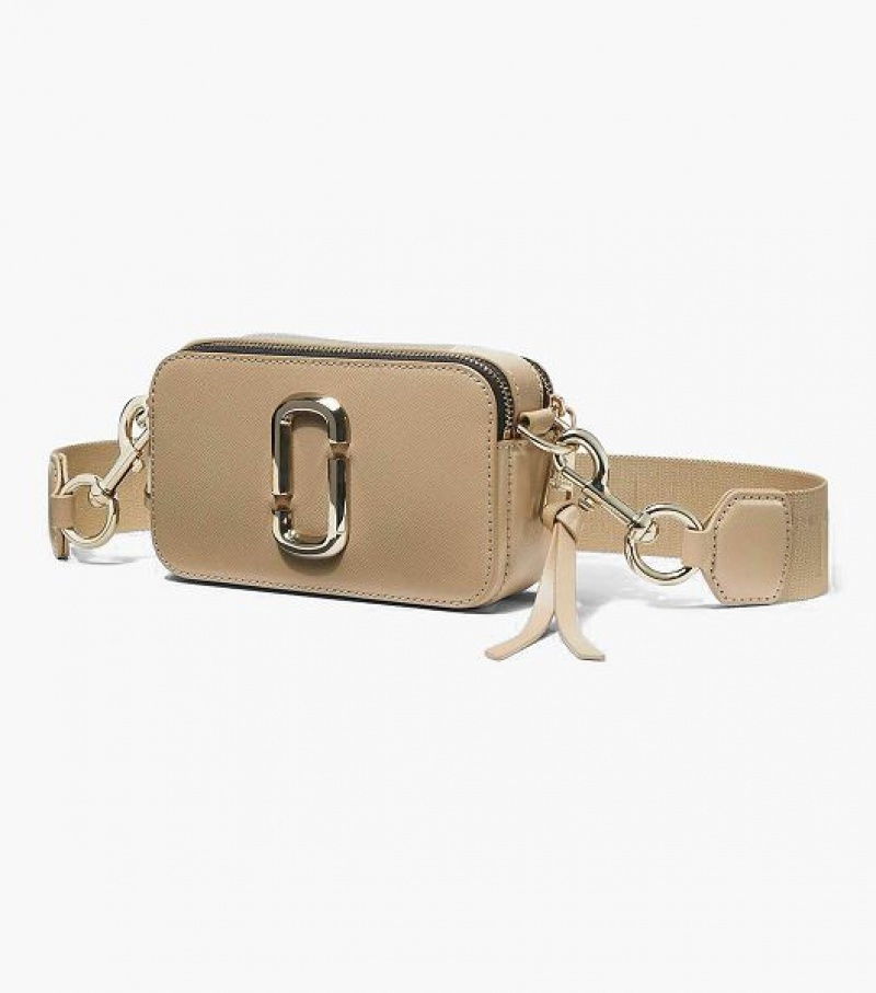 Khaki Women's Marc Jacobs The Snapshot DTM Crossbody Bags | 40152SEGJ