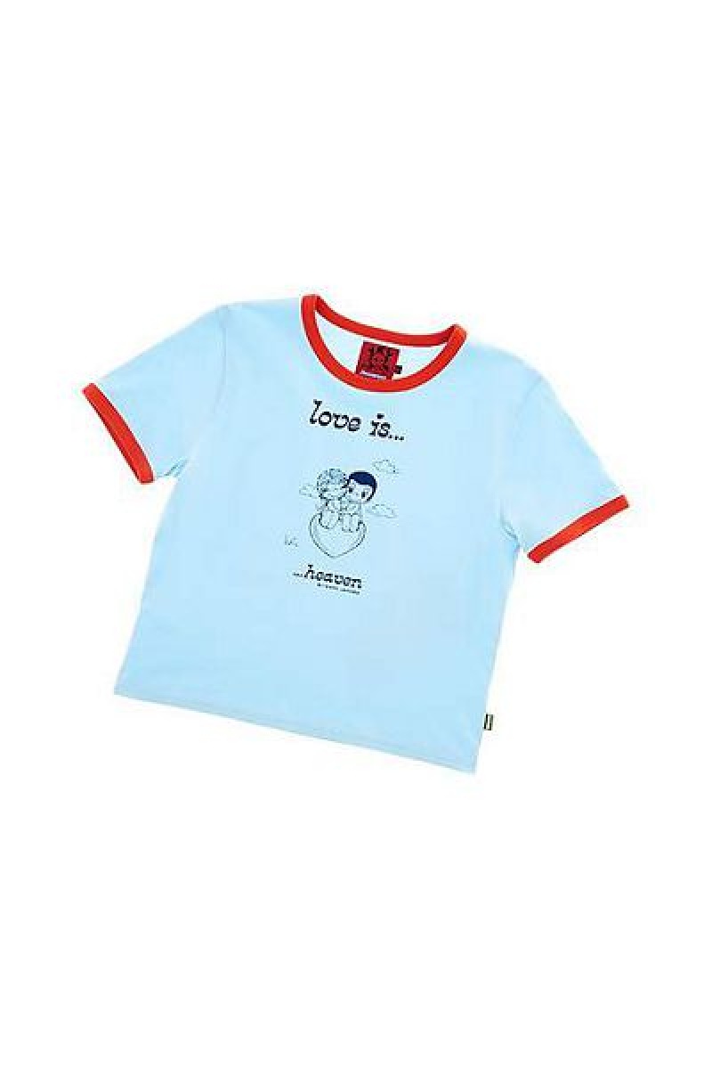 Light Blue Heaven Marc Jacobs Love Is Baby T Shirts | 16723QJGR