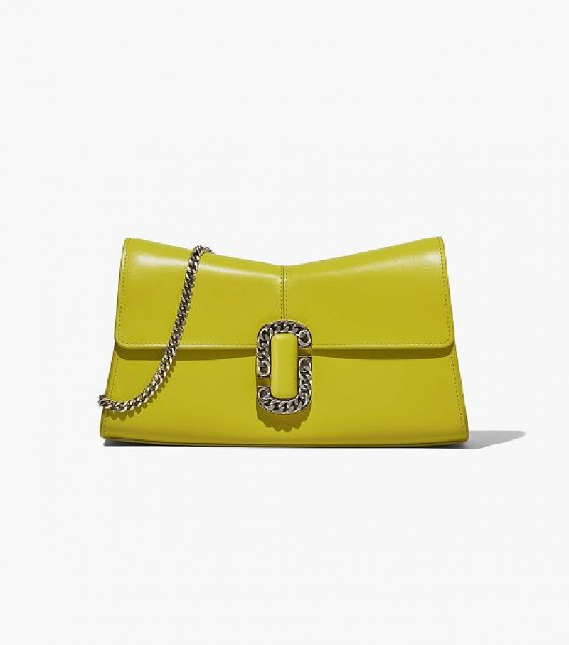 Light Green Women\'s Marc Jacobs The St. Marc Convertible Clutch Bags | 60314BNHG