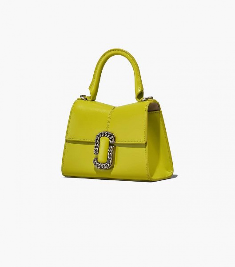 Light Green Women's Marc Jacobs The St. Marc Mini Top Handbag | 34780HQTF