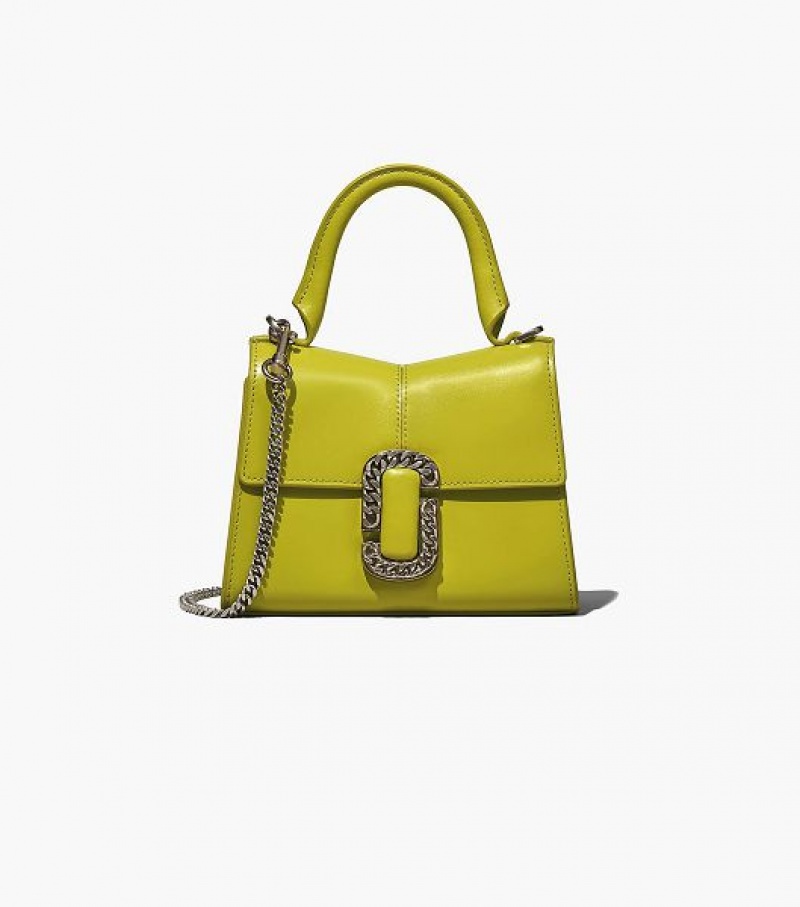 Light Green Women\'s Marc Jacobs The St. Marc Mini Top Handbag | 34780HQTF