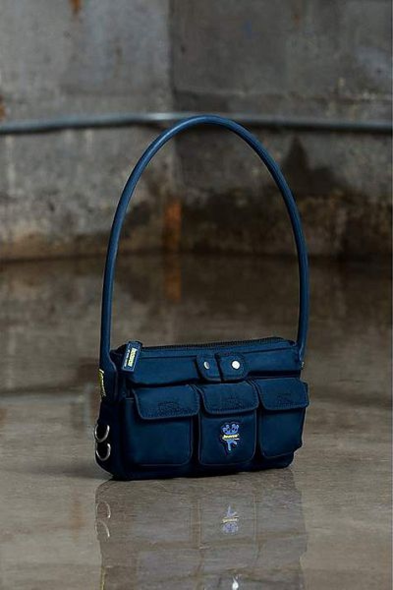 Navy Heaven Marc Jacobs Cargo Shoulder Bags | 69024DPRS