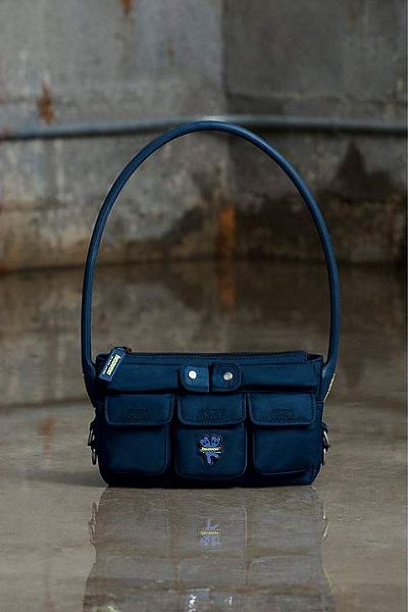 Navy Heaven Marc Jacobs Cargo Shoulder Bags | 69024DPRS