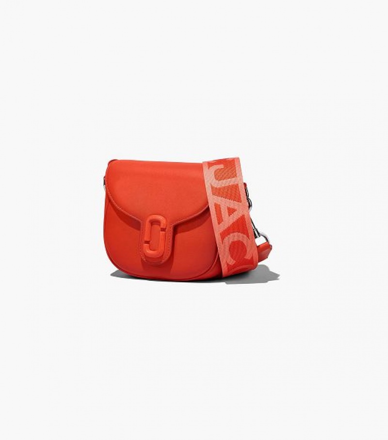 Orange Women's Marc Jacobs The J Marc Small Saddle Bags | 97132KLUS