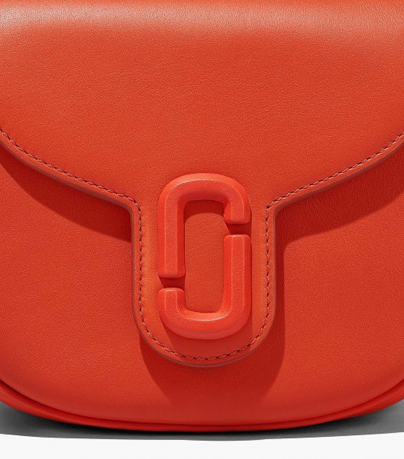 Orange Women's Marc Jacobs The J Marc Small Saddle Bags | 97132KLUS