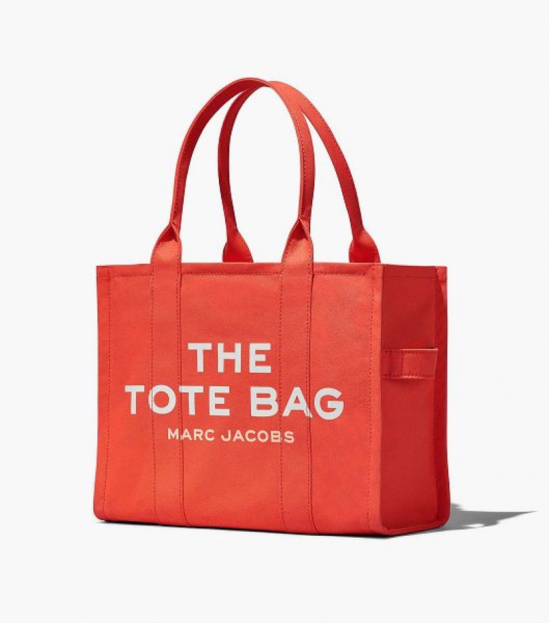 Orange Women's Marc Jacobs The Large Tote Bags | 43769TLWU