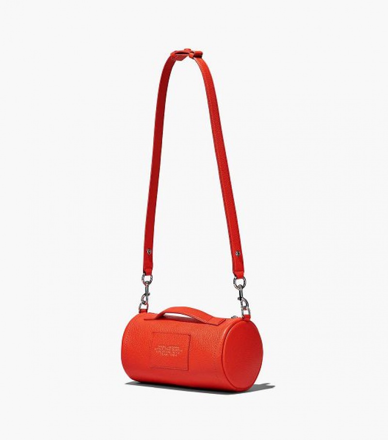 Orange Women's Marc Jacobs The Leather Duffle Bags | 51042YJHV