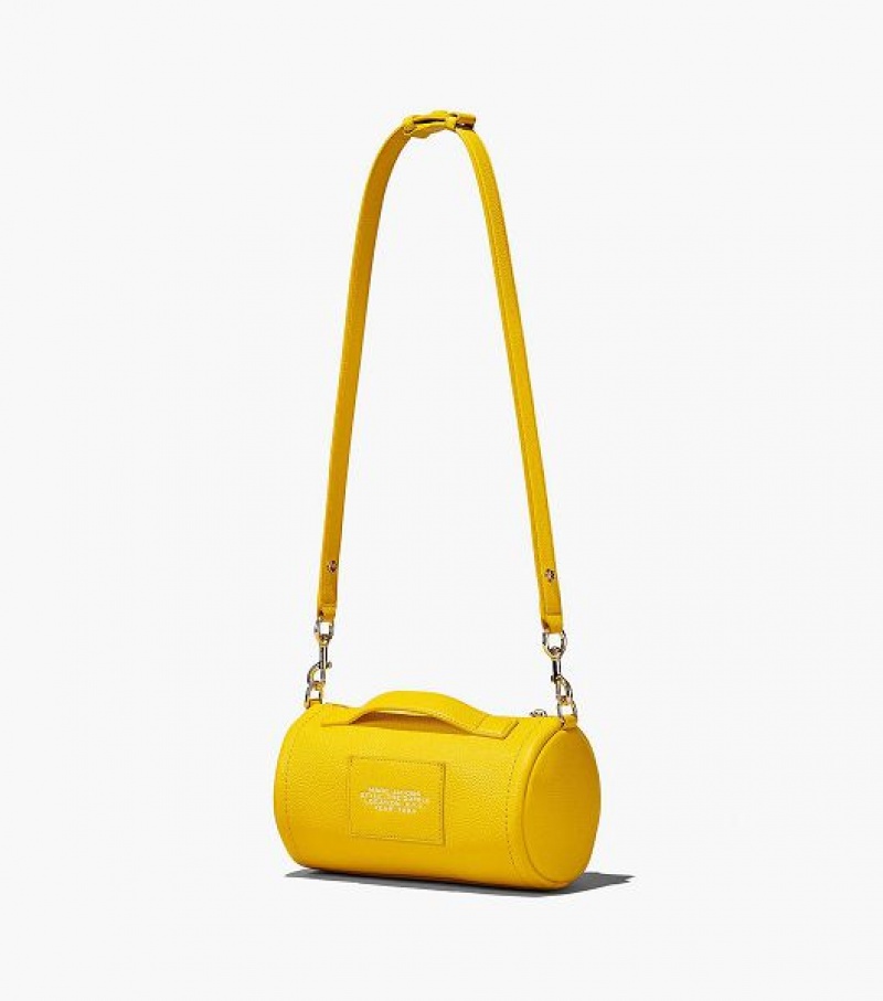 Orange Women's Marc Jacobs The Leather Duffle Bags | 71802XMWH