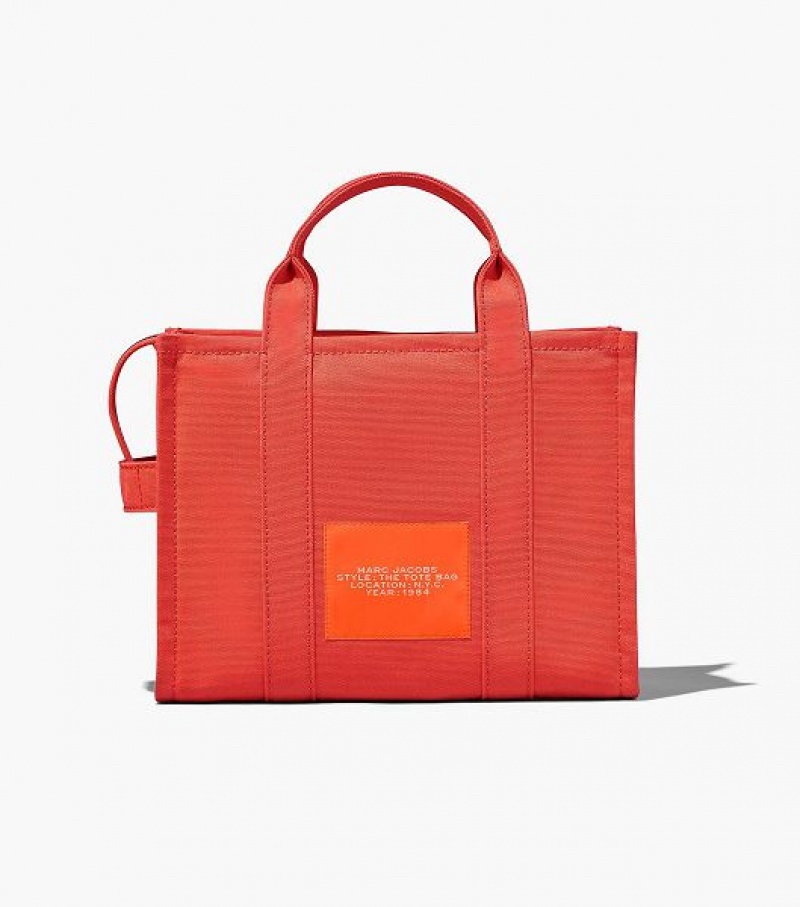 Orange Women's Marc Jacobs The Medium Tote Bags | 84163IONE