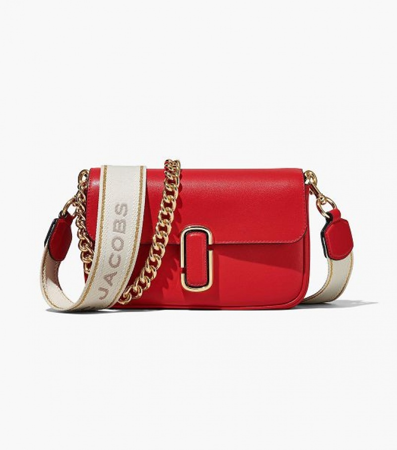 Red Women\'s Marc Jacobs The J Marc Shoulder Bags | 73014VWMU