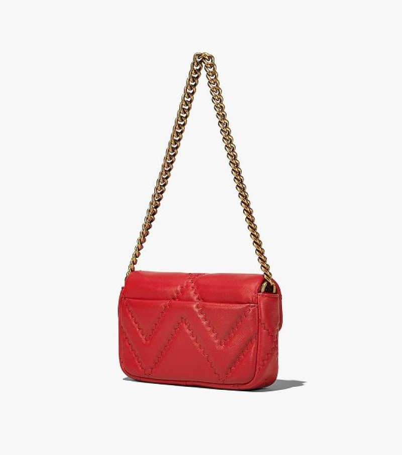 Red Women's Marc Jacobs The Quilted Leather J Marc Mini Bags | 19273JCXT