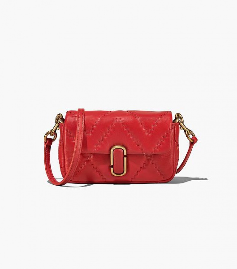 Red Women's Marc Jacobs The Quilted Leather J Marc Mini Bags | 19273JCXT