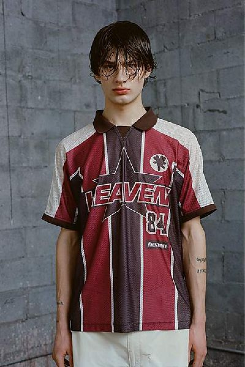 Red / Brown Heaven Marc Jacobs Football Jersey | 56249KUJH