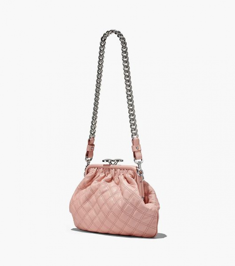 Rose Women's Marc Jacobs Re-Edition Quilted Leather Little Shoulder Bags | 59027LRSU