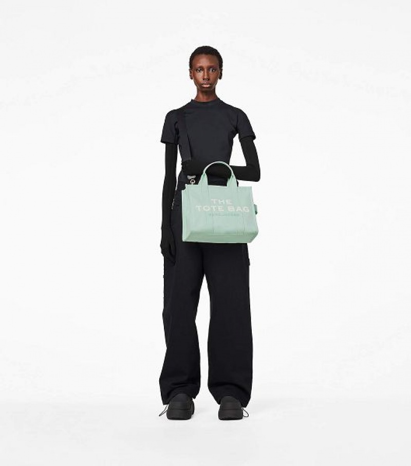 Seafoam Women's Marc Jacobs The Medium Tote Bags | 21086LUCX