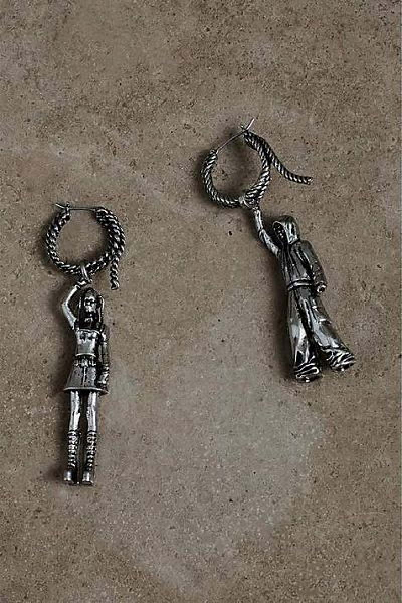 Silver Heaven Marc Jacobs Cowboy Earrings | 86072ACYN