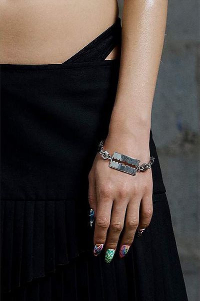 Silver Heaven Marc Jacobs Razor Blade Bracelets | 84256HRKM