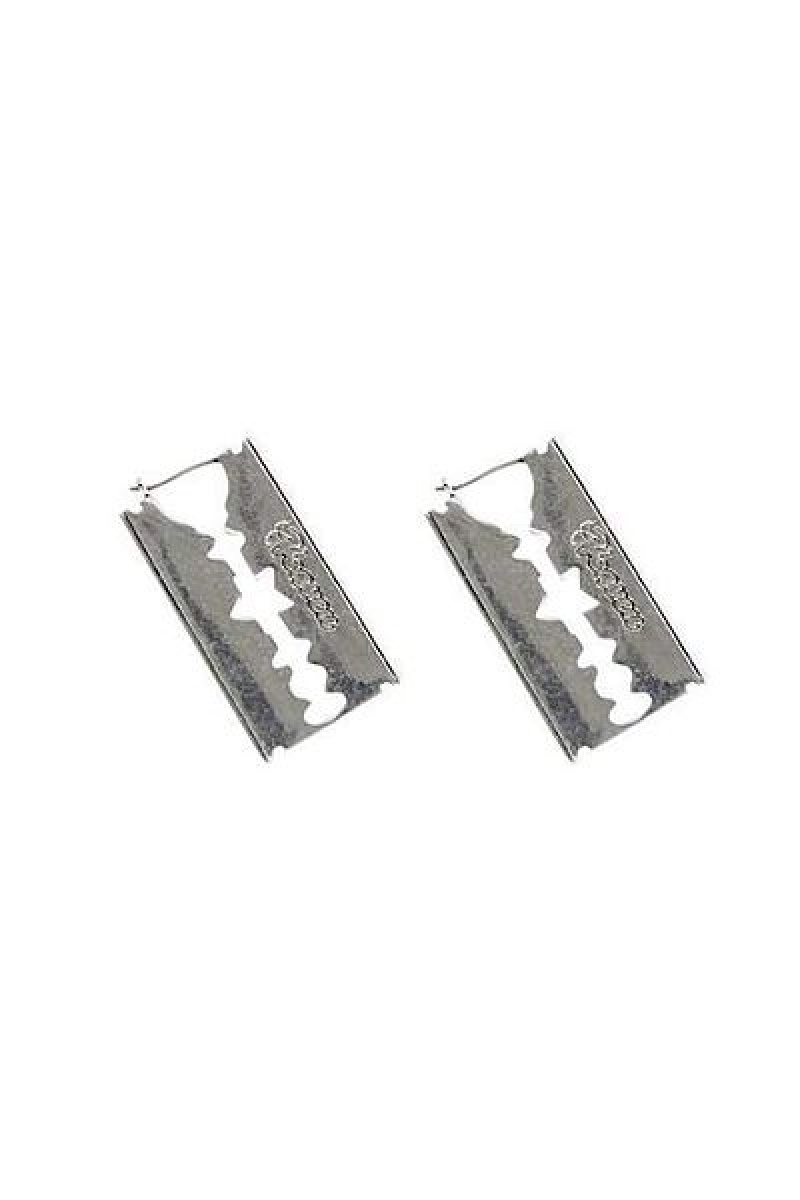 Silver Heaven Marc Jacobs Razor Blade Earrings | 54801YHMS