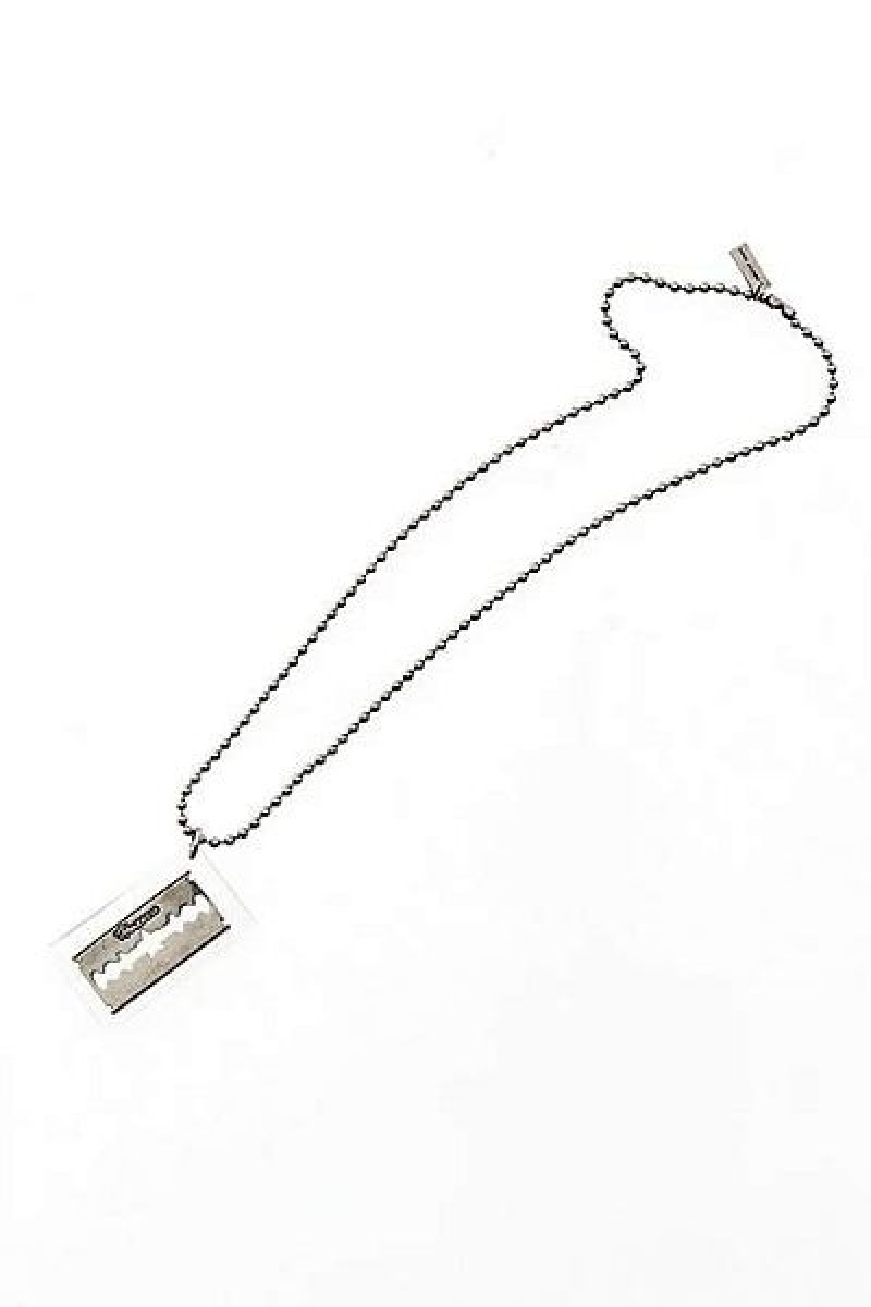 Silver Heaven Marc Jacobs Razor Blade Necklaces | 32891PHRE