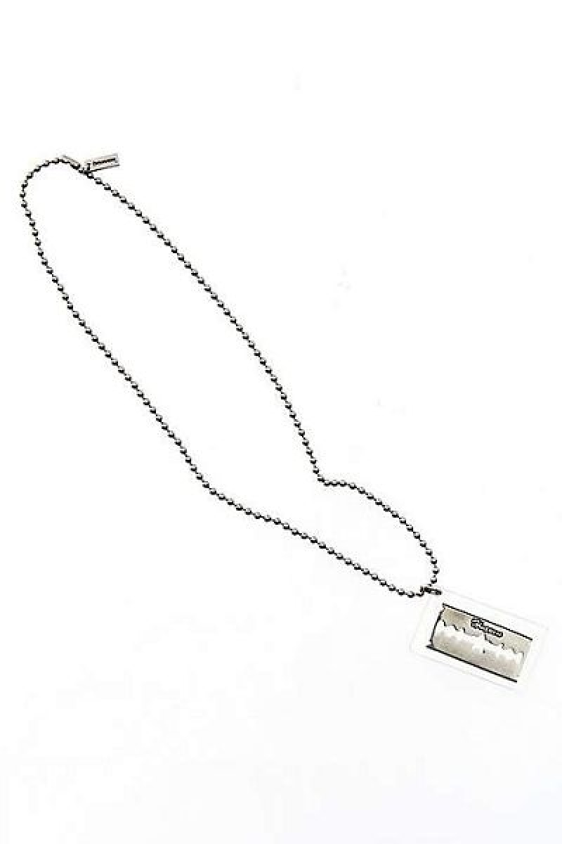 Silver Heaven Marc Jacobs Razor Blade Necklaces | 32891PHRE